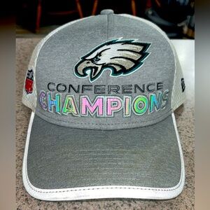 NFL Official 2017-2018 Philadelphia Eagles Conference Champion Hat.